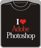 Прикольные футболки: I love Adobe Photoshop